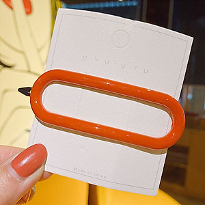 Kẹp tóc nữ UYU NASI [Set 5 cái] chất liệu acrylic dễ thương bền đẹp phong cách hàn quốc nhiều màu phụ kiện tóc giao ngẫu nhiên