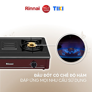 Bếp gas dương Rinnai RV-B274SR(EB) mặt bếp men và kiềng bếp men - Hàng chính hãng.