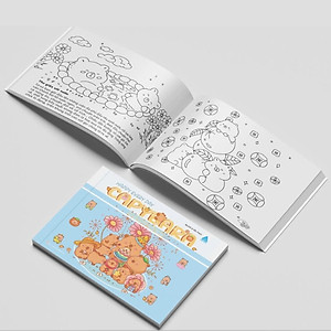 Sách Tô Màu Chữa Lành - Capybara Happy Every Day - Hạnh Phúc Mỗi Ngày - ABB