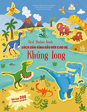 First Sticker Book - Sách Dán Hình Đầu Đời Cho Bé - Khủng Long