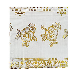 Khăn trải bàn PAULEE WLG-751 hoa văn nhũ vàng (152cm x 228cm)
