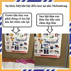 Ron Chặn Khe Cửa, Cuộn Dài 3met, Ron Dán Chân Cửa, Chặn Khe Cửa, Cách Âm, Ngăn Gió, Bụi, Côn Trùng, Hàng Nhập Khẩu