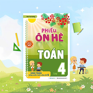 Phiếu ôn hè Toán lớp 4