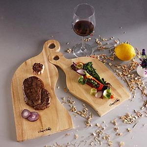 [COMBO] Bộ Đôi Thớt Mẹ Con ChopChop - Gỗ Đức Thành - 02991-12991