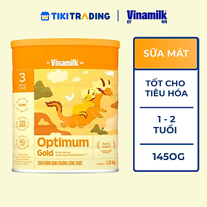 Sữa bột Vinamilk Optimum Gold Step 3 Hộp Thiếc 1450g