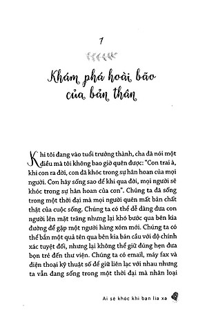 Sách Ai Sẽ Khóc Khi Bạn Lìa Xa