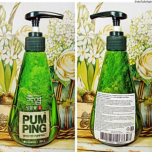 Kem đánh răng trắng răng, ngừa hôi miệng Perioe Pumping Bamboo Salt muối tre Hàn Quốc 285g