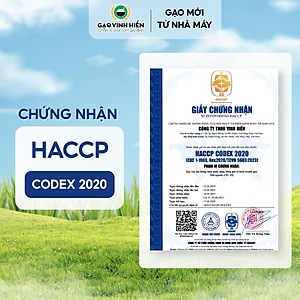 Gạo ST25 Trạng Nguyên Vinh Hiển Túi 2KG – Dẻo nhiều, dai cơm, thơm dứa - Chuẩn HACCP, VietGAP