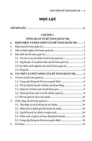 Giáo Trình Kế Toán Quản Trị