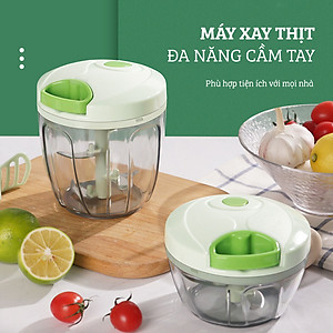 Dụng Cụ Xay Thịt , Nghiền Tỏi Ớt Cầm Tay Damas A363 - Thao Tác 1 Chạm Dễ Dàng Tiện Lợi - Bảo Hành Chính Hãng - Hàng Nhập Khẩu
