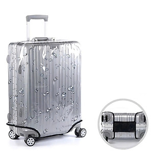 Áo bọc vali trong suốt, nhiều size- Bao trùm vali chống trầy xước cao cấp -Hàng chính hãng 
