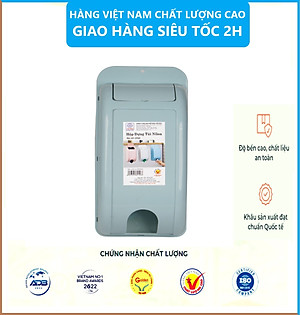 Hộp đựng túi nilong, túi đựng rác dán tường Việt Nhật - Hộp rút túi nilong gắn tường tiện dụng - Hàng Việt Nam