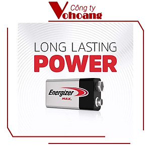 Pin vuông 9V Energizer 522 ALKALINE chính hãng ( Mẫu mới )