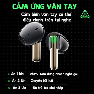 Tai nghe Bluetooth không dây nhét tai TWS thiết kế xoay Rockspace Rotating Hàng chính hãng bảo hành 12 tháng
