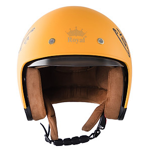 Mũ Bảo Hiểm 3/4 M139 - Cam Tem