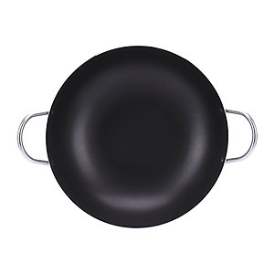 Chảo chống dính 2 quai hợp kim nhôm lòng sâu Rainy 30 cm - Hàng Chính Hãng