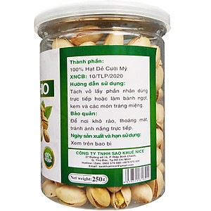 [COMBO 2 HŨ] HẠT DẺ CƯỜI VÀ HẠT HẠNH NHÂN NHẬP KHẨU THƯƠNG HIỆU SK FOOD - MỖI HŨ 250G