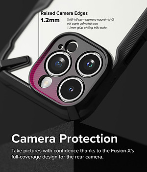 Ốp lưng dành cho iPhone 15 Pro Max/15 Pro/15 Plus/15 RINGKE Fusion X - Hàng Chính Hãng