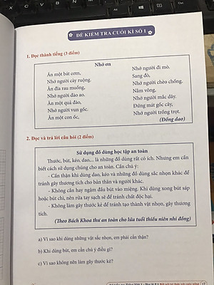 Đề kiểm tra tiếng việt 1 học kì 2 ( Kết nối tri thức với cuộc sống )