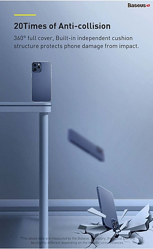Ốp lưng trong suốt Baseus Simple Case dùng cho iPhone 12 mini / iPhone 12 / iPhone 12 Pro / iPhone 12 Promax (Ultra Slim, High Transparent, Soft TPU Silicone)_ Hàng Nhập Khẩu 