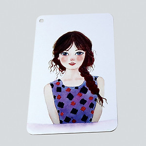 Giấy vẽ màu nước Postcard 40 tờ, vẽ các loại màu nước đẹp, vẽ đẹp cả chì giấy dày 300gsm khổ (8 x 13) cm ARW157 Green Art  - Hàng chính hãng