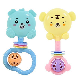 Bộ đồ chơi lục lạc 7 món các nhân vật ngộ nghĩnh, vui nhộn dành cho bé, chất liệu an toàn phù hợp với trẻ nhỏ