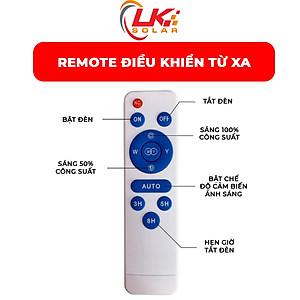 Đèn Led Năng Lượng Mặt Trời Siêu Sáng 75W CHÍNH HÃNG- LK SOLAR -TGD-9975, Sử dụng 100% năng lượng mặt trời, dễ dàng lắp đặt ngoài sân vườn, trong nhà, nhà xưởng, trang trại, cảm biến ánh sáng, có remote điều khiển từ xa
