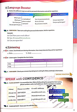 Sách Speak Now 1 Student Book with Online Practice