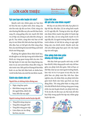 Sách Luyện Trí Não - 60 Ngày Cải Thiện Trí Não (Các Bài Toán Rèn Khả Năng Tư Duy Và Luyện Trí Nhớ)