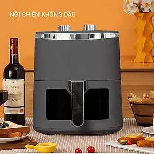 Nồi Chiên Không Dầu 8 Lít Mishio MK391 - Dung Tích Khổng Lồ, Nướng Nguyên Con Gà, Giá Cực Rẻ - Hàng chính hãng