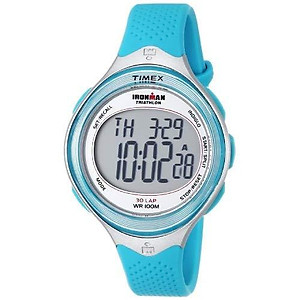 Mua Timex Women's T5K602 Ironman Classic 30 Mid-Size Blue/Silver