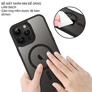 Ốp Lưng Cho iPhone 16 Pro Max | 16 Pro Likgus Gucase Chống Sốc, Chống Bám Vân Tay, Hỗ Trợ Sạc Từ Tính, Mặt Lưng Nhám Mờ Cao Cấp - Hàng Chính Hãng