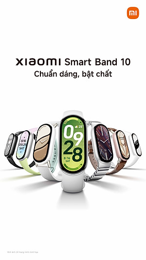 Vòng Đeo Tay Thông Minh Xiaomi Mi Band 10 - Bản Quốc Tế - Hàng Chính Hãng