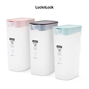 Bình nước LocknLock One Handed HAP818 - Tay cầm và nắp đậy tiện lợi - Nhựa PP - Dung tích 2.1L