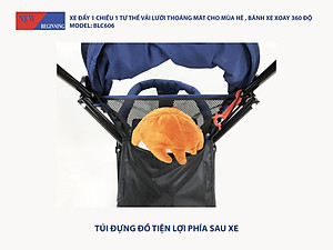 Xe đẩy lưới siêu nhẹ - thoáng khí