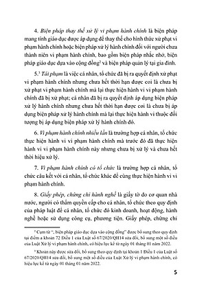 Sách - Luật Xử Lý Vi Phạm Hành Chính (Sửa đổi, bổ sung năm 2020) - ndbooks