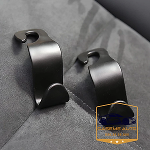 Móc Treo Đồ Chữ S Gắn Sau Ghế Ô Tô Xe Hơi, Nhựa ABS Cao Cấp An Toàn, Tiện Lợi, Hàng Dày Loại 1 - Hàng Nhập Khẩu