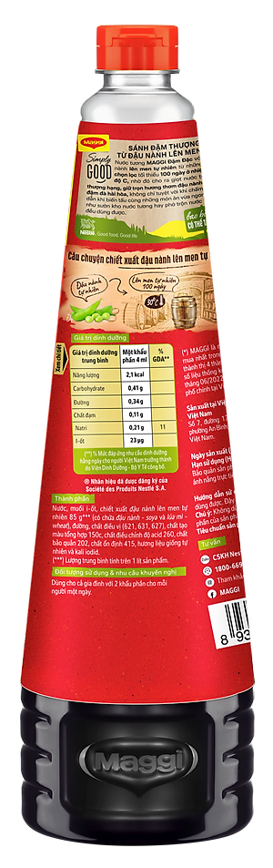 Nước tương MAGGI đậu nành đậm đặc 700ml