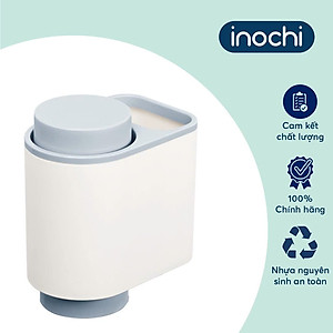 Kệ treo bàn chải đánh răng đa năng Nachi 2 cốc chất liệu nhựa nguyên sinh an toàn - Chính hãng inochi ( Tặng kèm khăn lau pakasa) Giao màu ngẫu nhiên