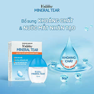 Combo 2 Nước nhỏ mắt giữ ẩm & bổ sung khoáng chất V.Rohto Mineral Tear 13ml