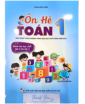 Sách - Ôn hè Toán 1 - Dành cho học sinh lớp 1 lên lớp 2 (Biên soạn theo chương trình GDPT 2018) (QL)