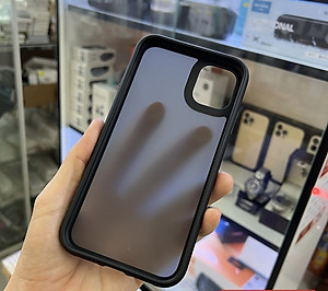 Ốp lưng chống sốc dành cho iPhone 11 nút màu cam - Màu xanh