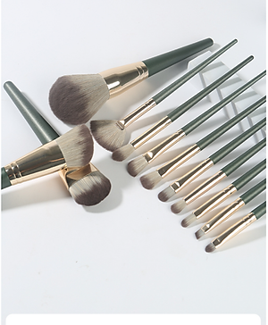 Bộ Cọ Trang Điểm 14Cây AW01 Cao cấp  + Hộp  đựng túi da bao đẹp