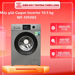 Máy giặt Casper Inverter 10.5 kg WF-105VG5 - HÀNG CHÍNH HÃNG - CHỈ GIAO HCM