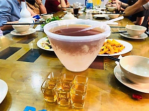 BỘ BÁT ƯỚP RƯỢU LẠNH ĐA NĂNG TIỆN LỢI , GỒM 1 BÁT ĐỰNG RƯỢU , 1 BÁT ĐỰNG ĐÁ , 1 GÁO MÚC RƯỢU