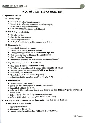 Microsoft Office Word 2016 - Microsoft Office Specialist