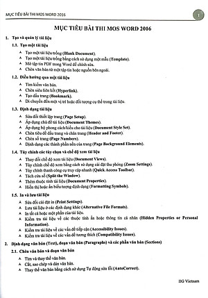 Microsoft Office Word 2016 - Microsoft Office Specialist