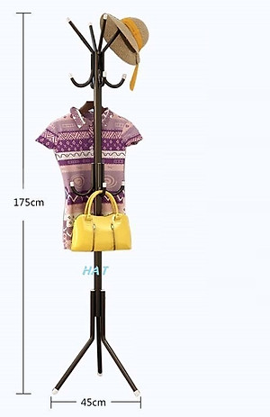 Cây treo quần áo túi xách trong nhà cao 175cm - Giao màu ngẫu nhiên
