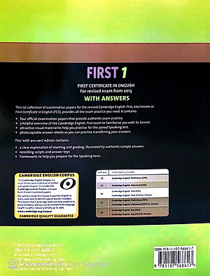 Cam English First 1 for Revísed Exam fro