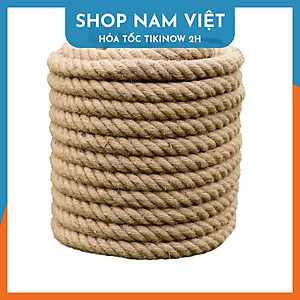 Dây Thừng Trang Trí Nhà Cửa Sợi Gai Tự Nhiên (Bán Theo Mét)